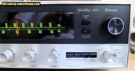 1969 SANSUI 4000 RECEIVER **SOLD** - Vintage Hi Fi at select45rpm