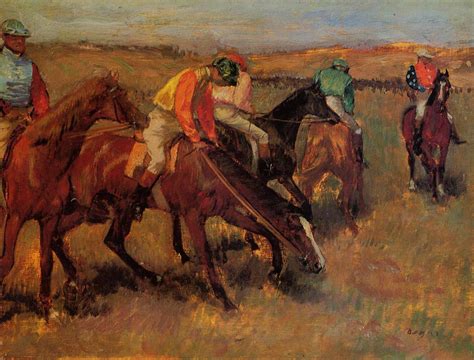 Edgar Degas | Horse racing /Corse di cavalli | Tutt'Art@ | Pittura ...