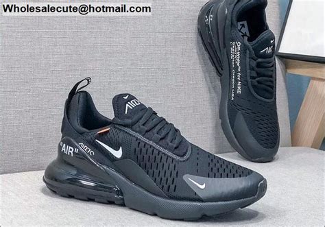 Mens & Womens Off White Nike Air Max 270 Black -19052 - Wholesale Sneakers