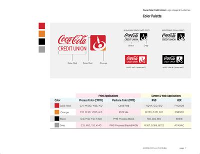 Coca-Cola Colors Hex, RGB, CMYK, Pantone Color Codes Brand