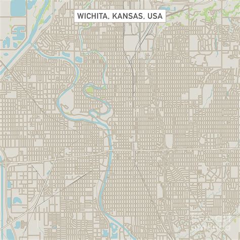 Street Map Of Wichita Ks - Maping Resources