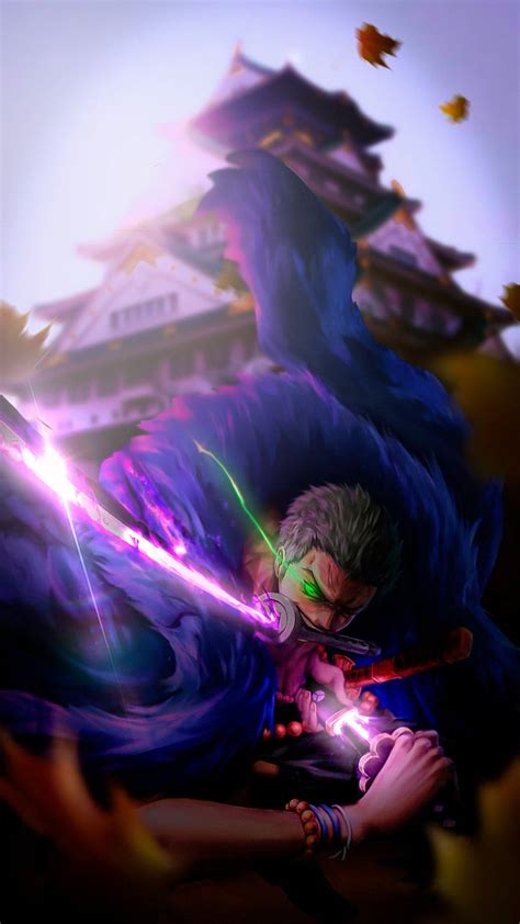 Download Anime Lock Screen Roronoa Zoro Wallpaper | Wallpapers.com