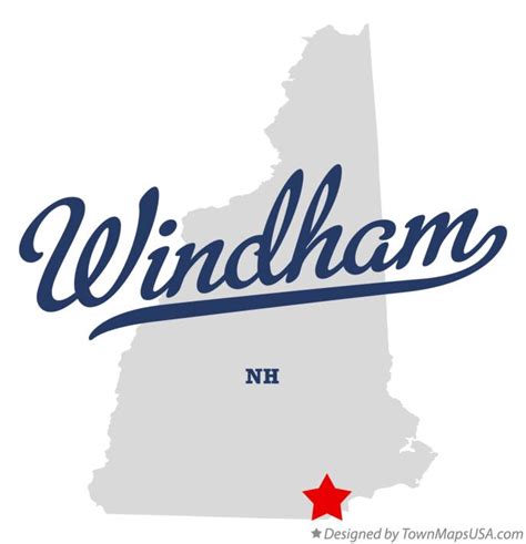 Map of Windham, NH, New Hampshire