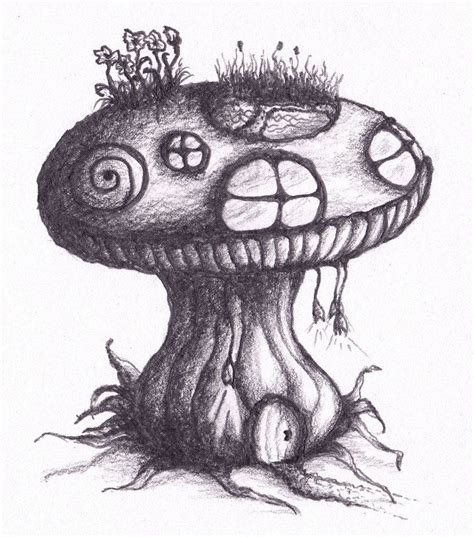 Mushroom Fairy house by A-Darkmoon-Midnight on DeviantArt | Fairy ...