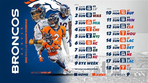 Denver Broncos Preseason Schedule 2024 - Desiri Carmine