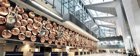 Indira Gandhi International Airport, Terminal 3, New Delhi by Dickson Rothschild | ArchiPro AU