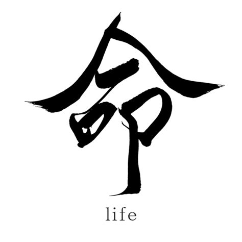 Japanese-Kanji-Tattoo-Symbols-life - SANTEN Design