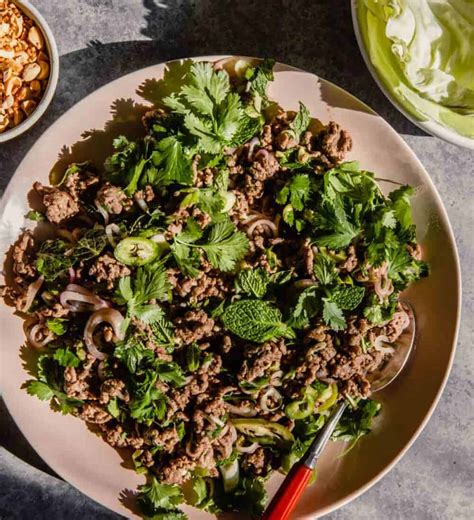 Herby Beef Larb Recipe with Lemongrass