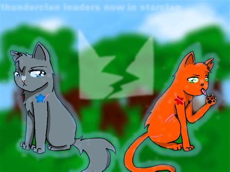 Bluestar and Firestar by littletea10 on DeviantArt