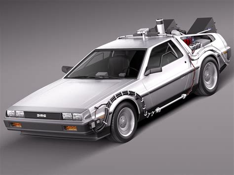 Back To The Future Delorean Episode 2 Future 3D Model $149 - .3ds .c4d ...