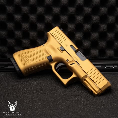 GLOCK 19 GEN 5 9MM PISTOL- GOLD SLIDE & LOWER - Watchdog Tactical