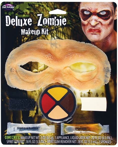 Halloweeen Club Costume Superstore. Deluxe Zombie Makeup Kit