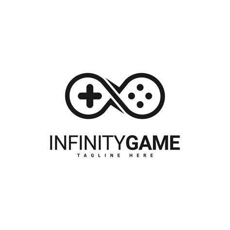 Simple and Clean Infinity Game Logo Design, Suitable for Gamers 7332068 Vector Art at Vecteezy