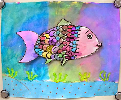 The Rainbow Fish 2.0 (1st) | Art with Mrs. Nguyen