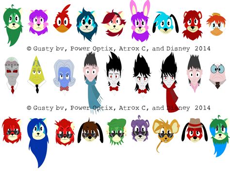 Toontown Story Characters by LittleTaffy on DeviantArt