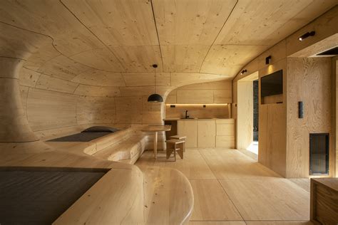 Wooden Cave at the Hyades Mountain Resort in Trikala Korinthias | Tenon Architecture