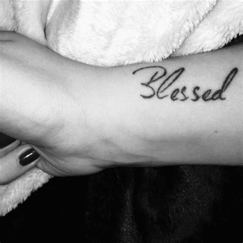 Top more than 69 blessed cursive tattoo latest - in.cdgdbentre