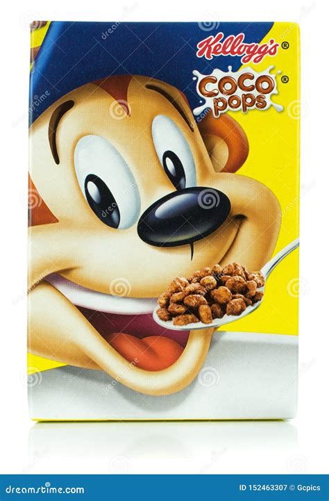 A Mini Box of Kellogg`s Coco Pops Breakfast Cereal Editorial Photography - Image of cereals ...