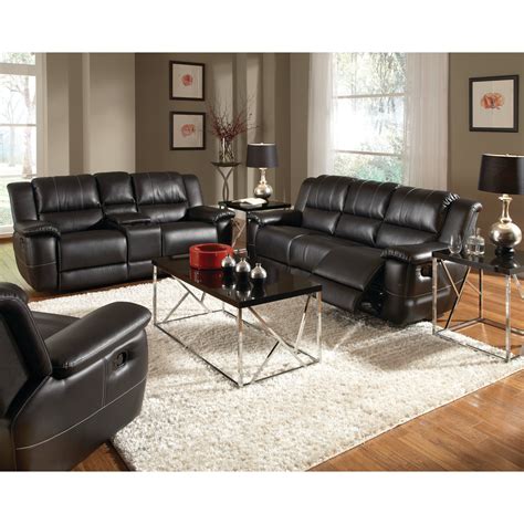 Black Leather Living Room Furniture Sets - Good Colors For Rooms