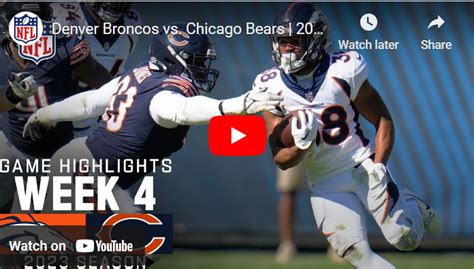 Denver Broncos: Highlights from 31-28 comeback win over Chicago Bears