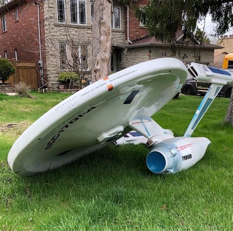 Voyager prop?? | Uss enterprise, Yard sale, Enterprise