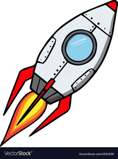 Simple Rocket Ship Drawing | Free download on ClipArtMag