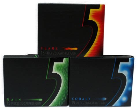 5 Gum All Flavors - typetrust