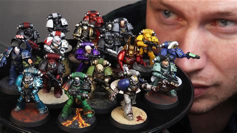 Painting EVERY Space Marine Legion! All Warhammer The Horus Heresy Legions COMPLETE! Pt. 2 - YouTube