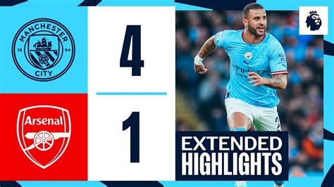 EXTENDED HIGHLIGHTS | Man City 4-1 Arsenal | City Close In On Top Spot!