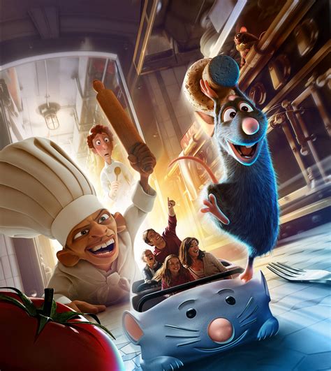 New attraction Ratatouille The Ride L'Aventure Totalement Toquée de Rémy at Disneyland Paris ...