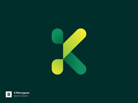 K Monogram Design by Mohammad Alem Afzalli on Dribbble