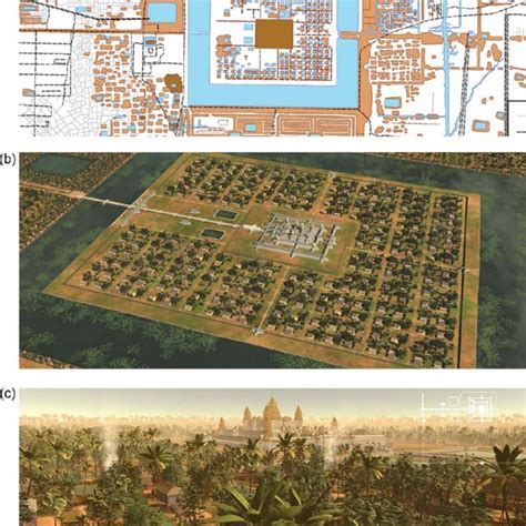 (a) An archaeological map of Angkor Wat and its environs based on an... | Download Scientific ...