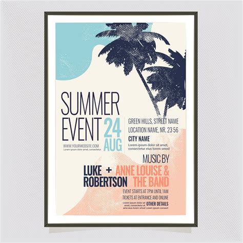 Event Poster Vector Art, Icons, and Graphics for Free Download