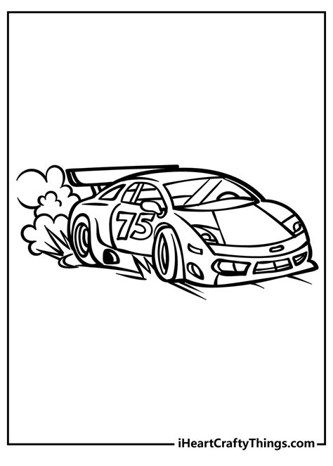 Race Car Coloring Pages