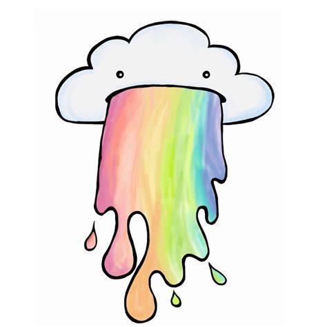 Cloud Puking Rainbows by KittyKatMeow121 | Rainbow drawing, Cloud ...