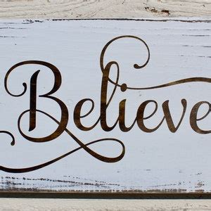 Believe Wood Believe Sign Rustic Christmas Signs - Etsy