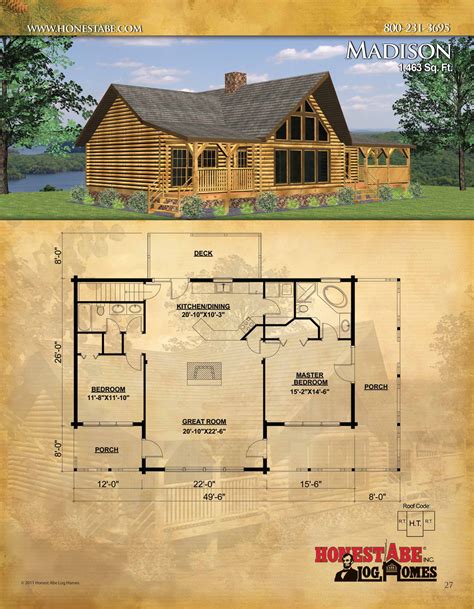 Log Cabin Floor Plans