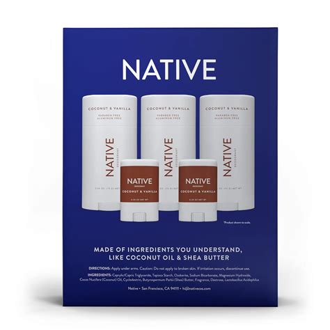 Buy Native Deodorant | Natural Deodorant for Women and Men, Seasonal Scents, Aluminum Free with ...