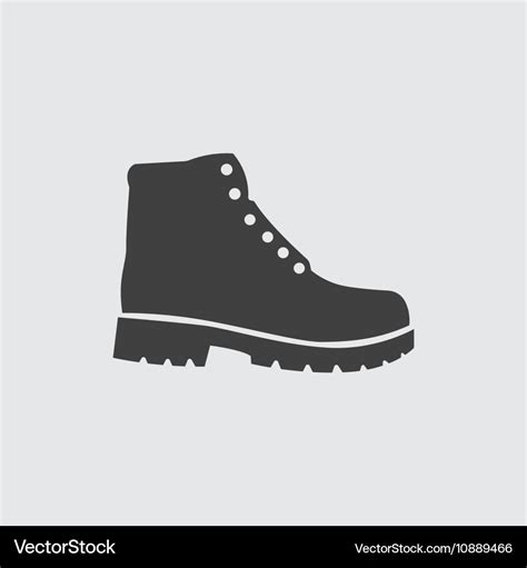 Hiking boots icon Royalty Free Vector Image - VectorStock