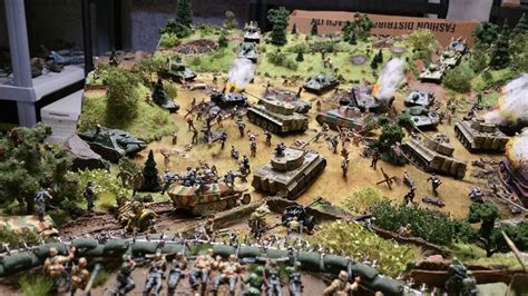 A ww2 Battle of Kursk diorama