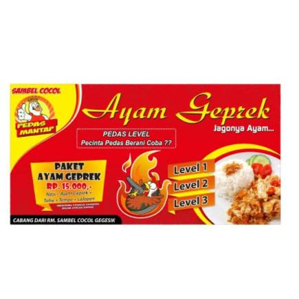 Detail Contoh Spanduk Ayam Geprek Koleksi Nomer 3