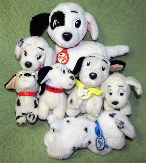 Vintage LOT 101 Dalmatians Plush PATCH Rolly PENNY Lucky LUCKY + Collars Stuffed | eBay | Plush ...