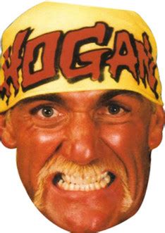 Hulk hogan sports celebrity party face fancy dress - Celebrity-Facemasks.com