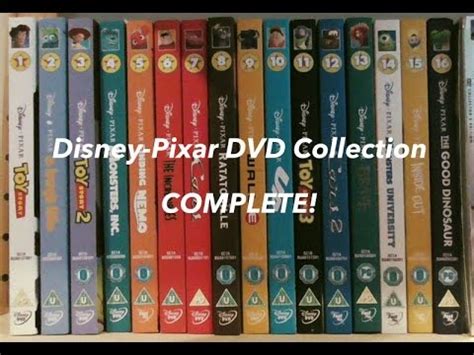 Disney-Pixar DVD Collection (COMPLETE) - YouTube