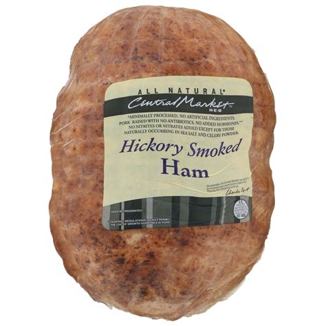 Central Market Hickory Smoked Ham, Sliced - Shop Meat at H-E-B