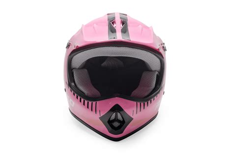 Rosso Off Road Motocross ATV Helmets For Girls in Pink DOT Approved ...