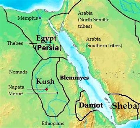 Picture Information: Kingdom of Kush Map