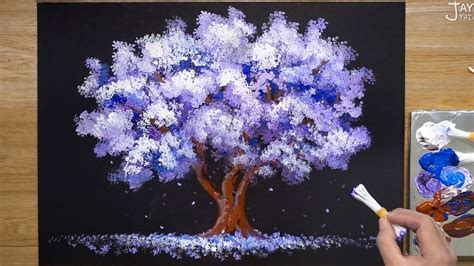 acrylic tree painting techniques - Hermina Quarles