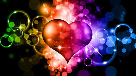 heart, Heart shaped, Colorful, Graphic design Wallpapers HD / Desktop and Mobile Backgrounds