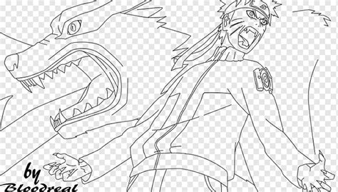 Naruto Nine Tailed Fox Coloring Pages